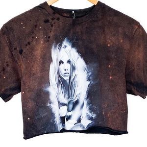 Bleached Out Britney Spears Crop